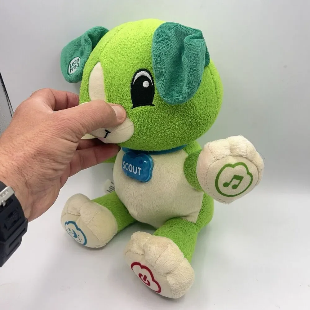 Leap Frog Interactive Learning My Pal Scout Plush Talking Puppy Dog Tested Works